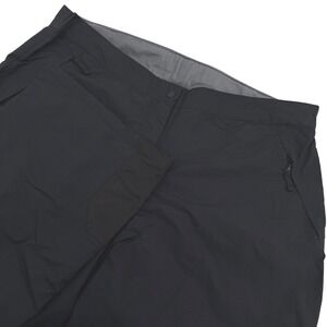 Lands' End Insulated Squall Snow Pants Womens 43x30 (Tag 2X) Black Ski Winter